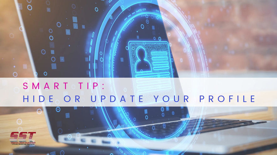 Hide or Update Your Profile